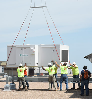 Syracuse Helicopter HVAC Lift